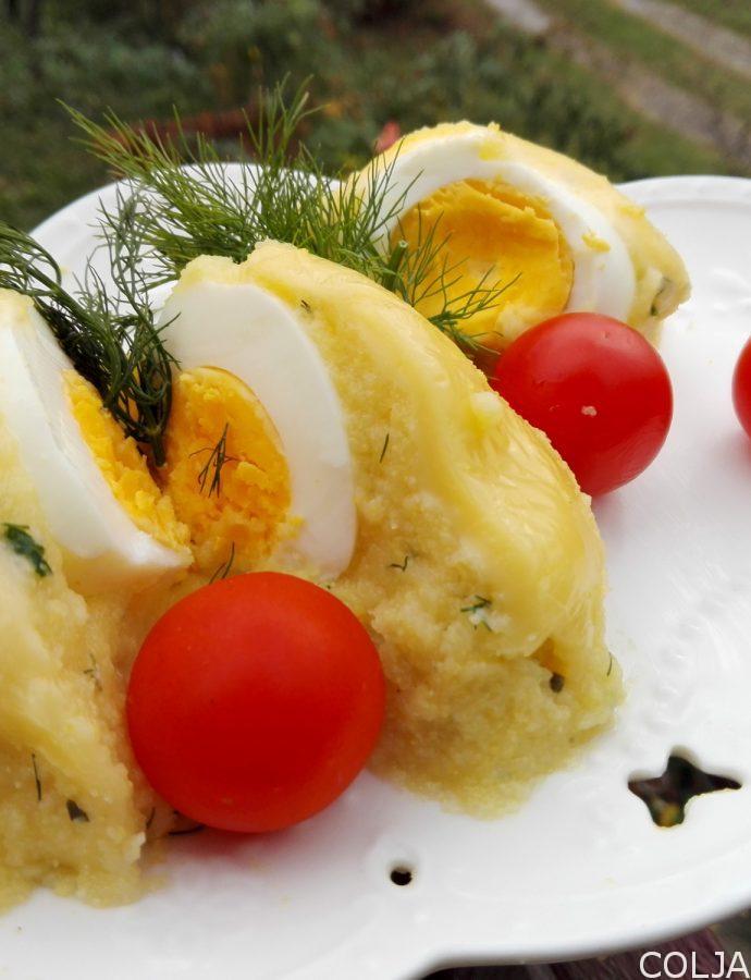 Palenta punjena jajima