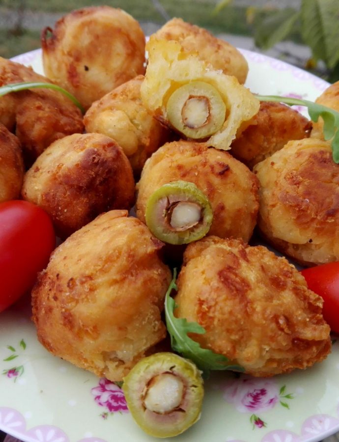 Kuglice sa punjenim maslinama
