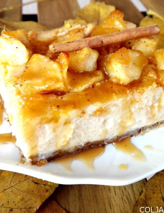 Pečeni čizkejk sa jabukama