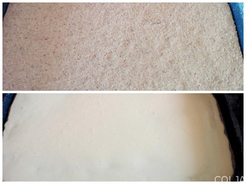 Kolaž pečena kora i preliv od žumanaca