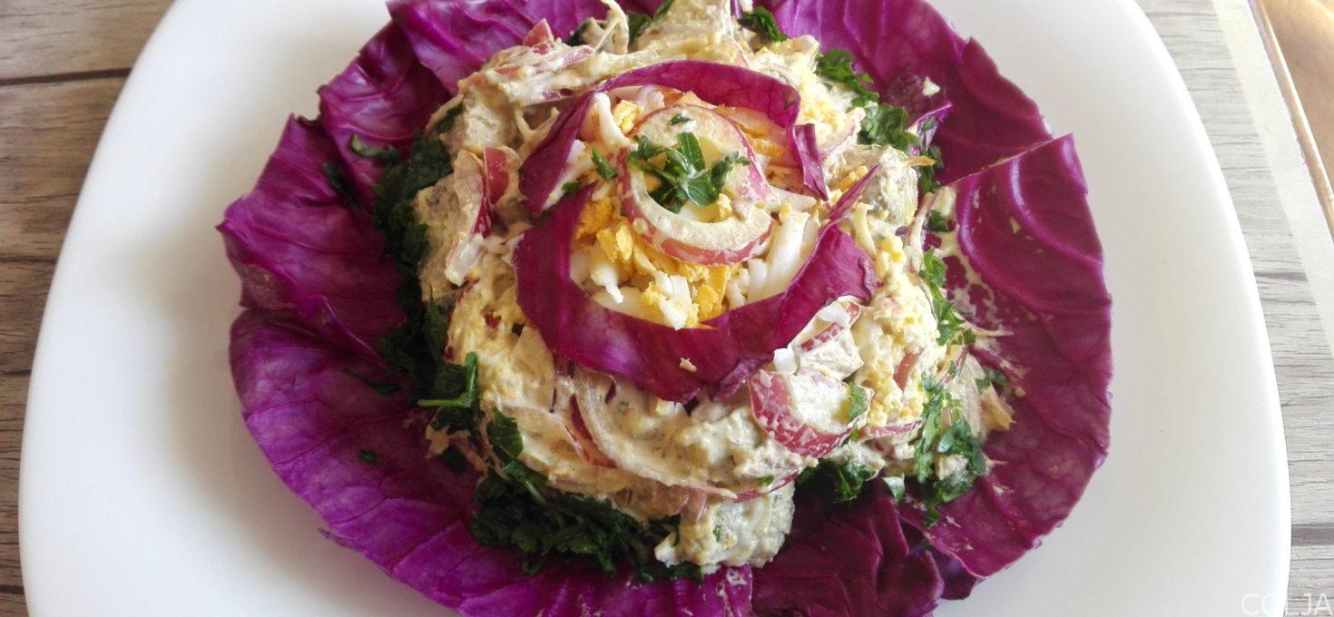 Juneća salata sa lukom