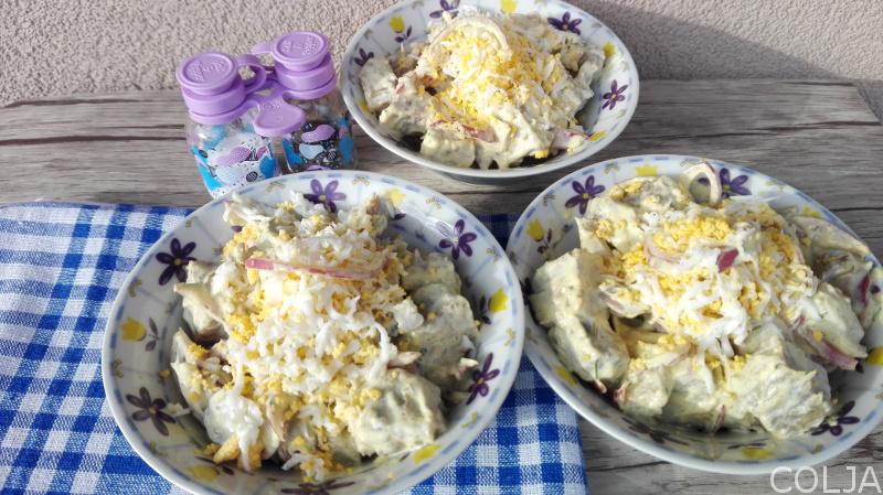 Juneća salata sa lukom