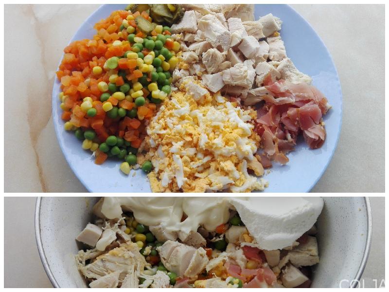 Kolaž novogodišnja kapa