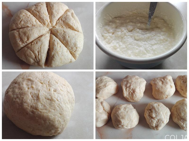 Kolaž pogača punjena sirom