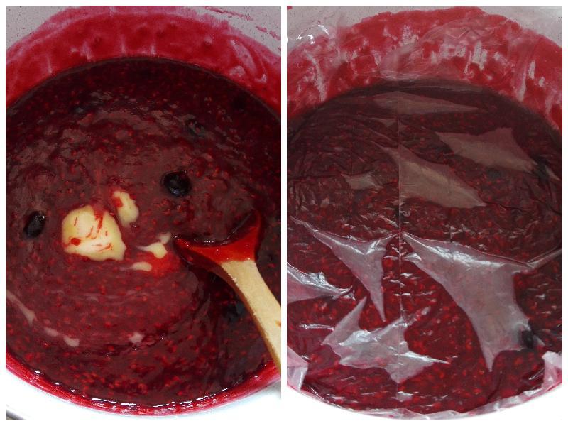 Kolaž priprema voćnog fila