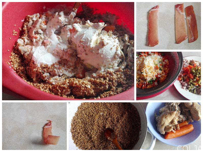 Kolaž salata sa piletinom