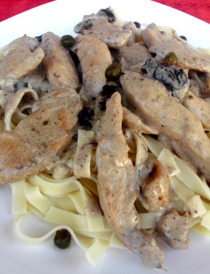 Kremasta piletina sa taljatelama