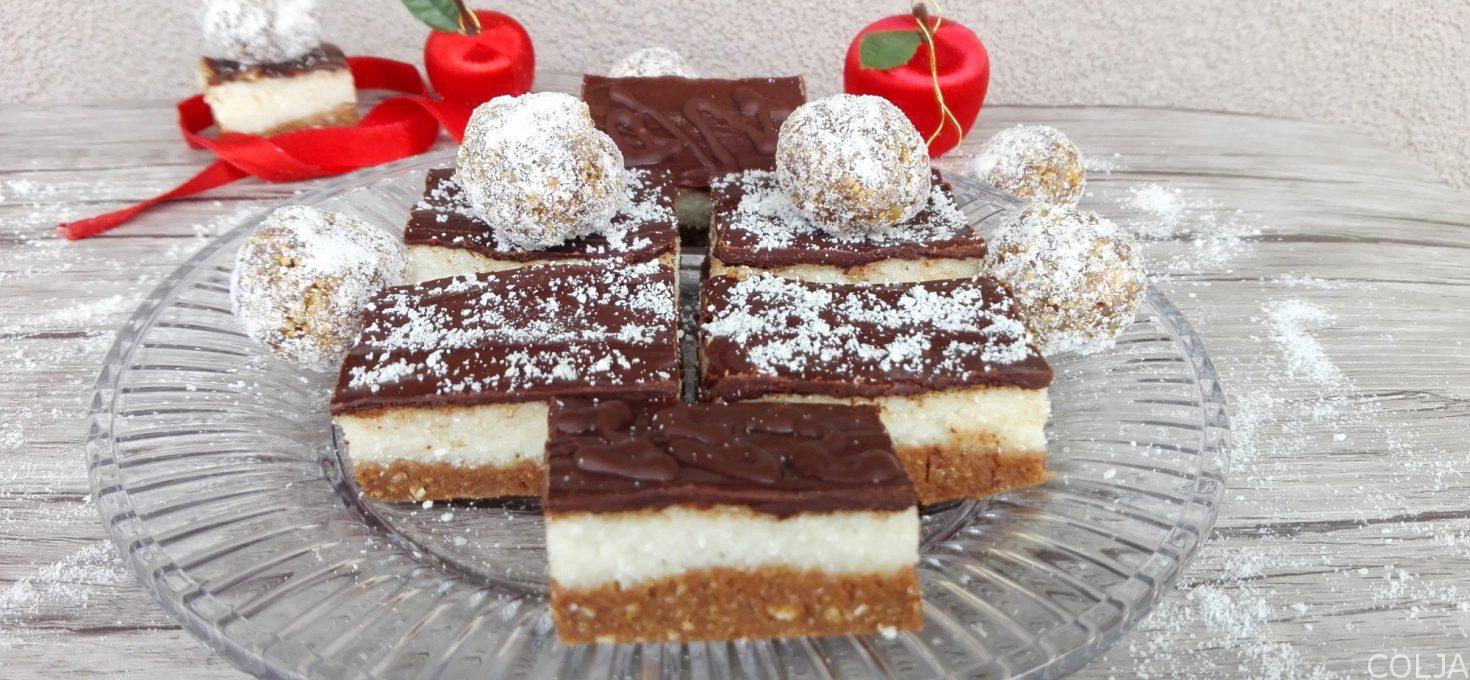 Nepečene štanglice sa kokosom