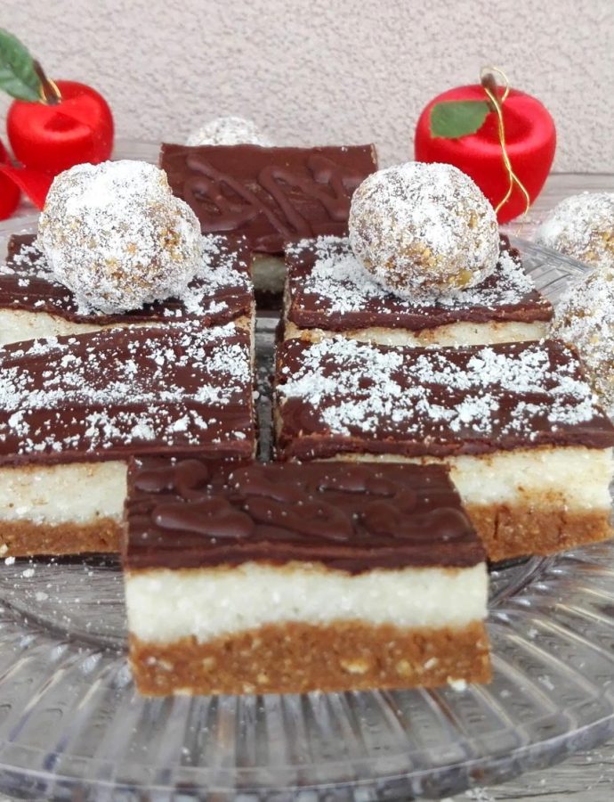 Nepečene štanglice sa kokosom