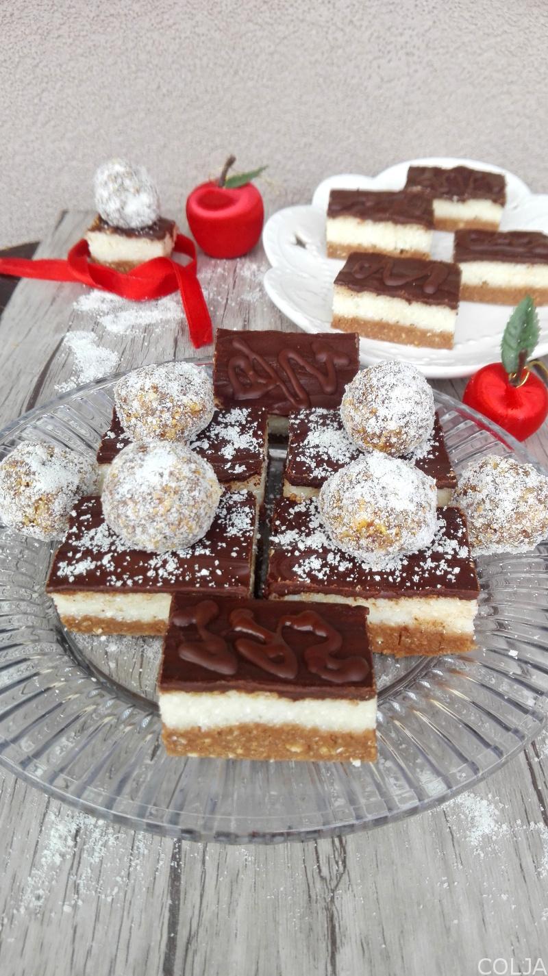 Nepečene štanglice sa kokosom