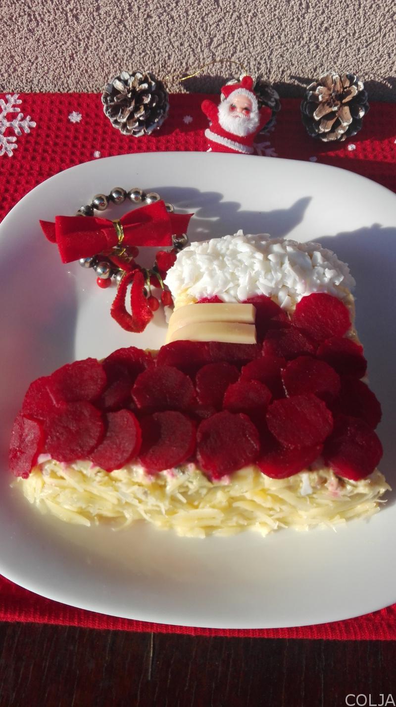 Salata obložena cveklom