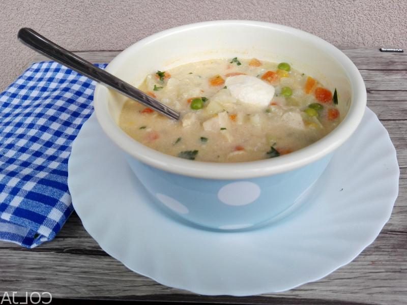 Čorba sa povrćem i piletinom