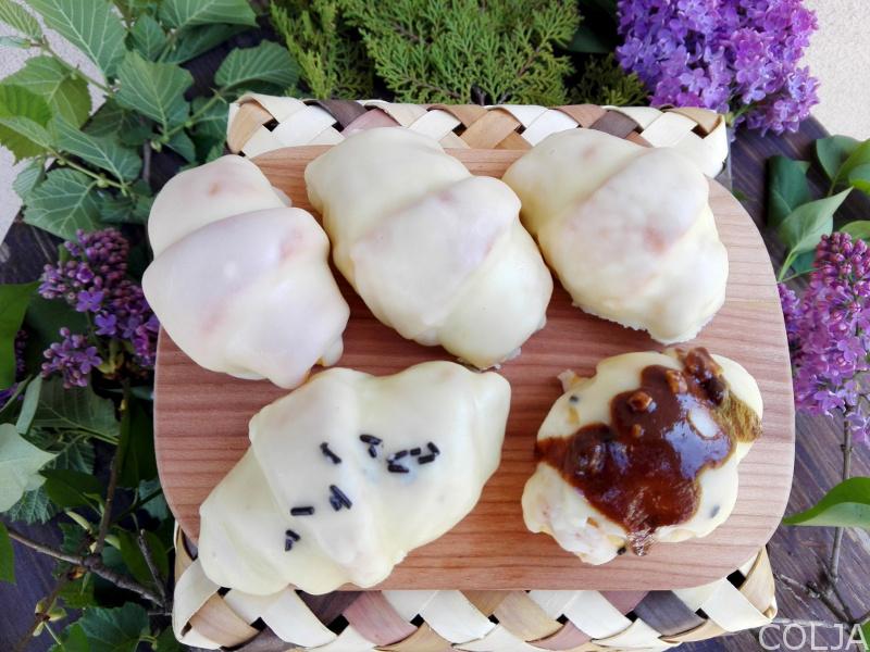 Kiflice sa belom čokoladom