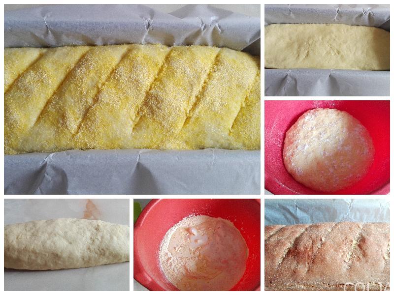 Kolaž kukuruzni hleb