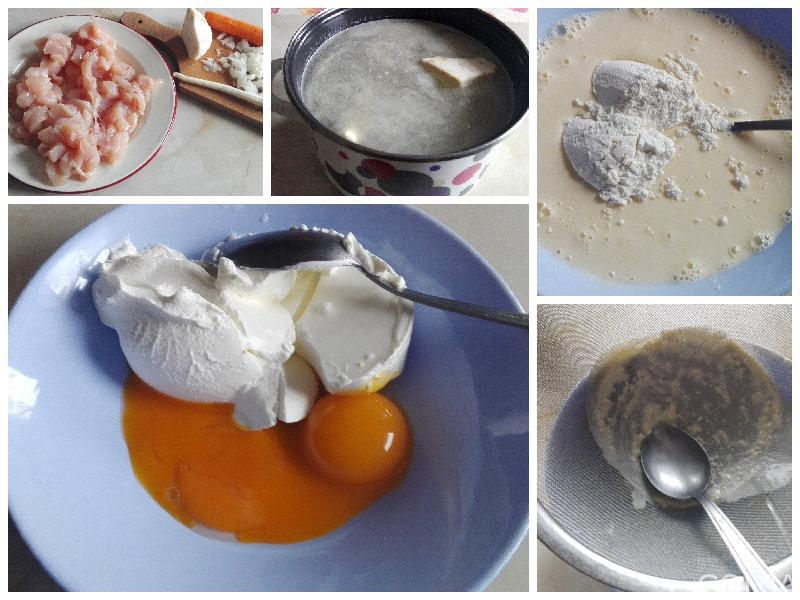 Kolaž čorba sa pilećim mesom