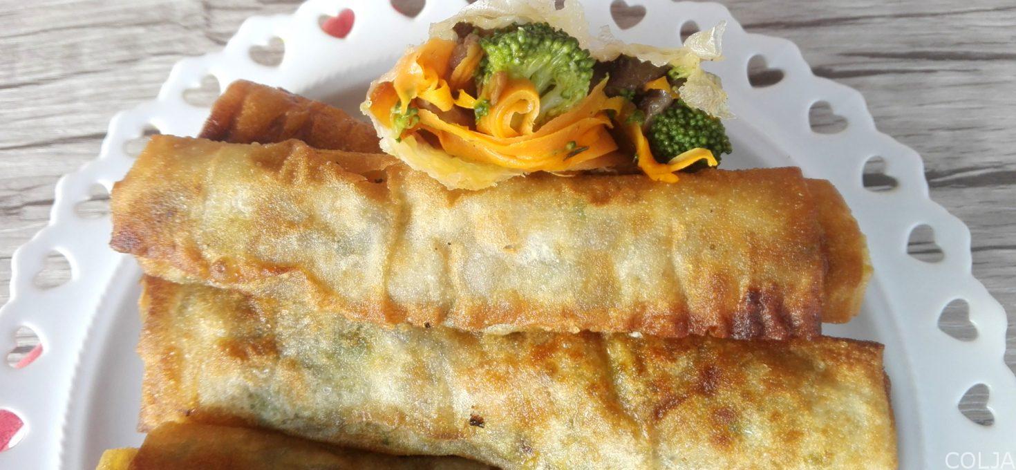 Posne rolnice sa šampinjonima