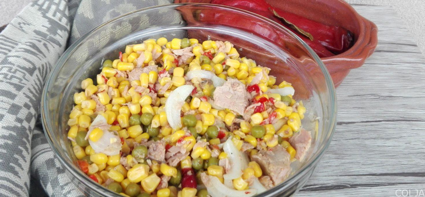 Salata sa tunjevinom i povrćem