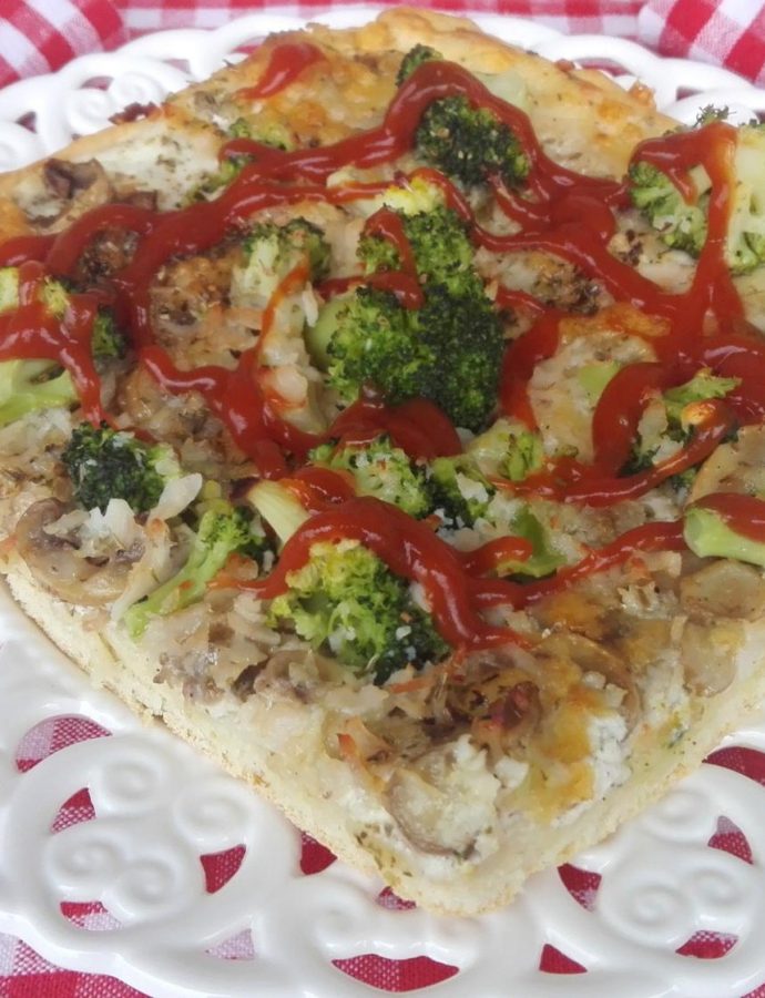 Pica sa brokolijem i mocarelom