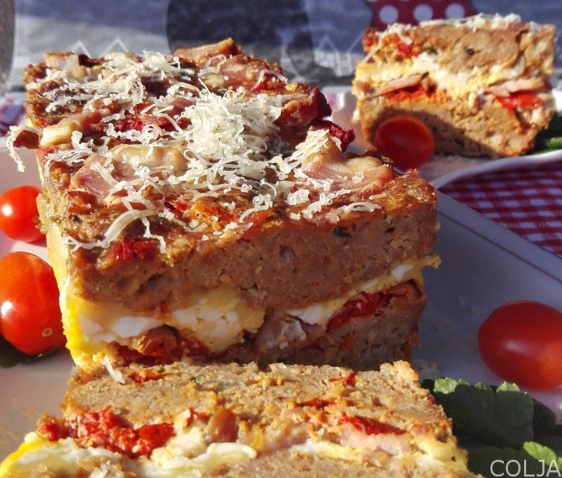 Punjena vekna od mlevenog mesa