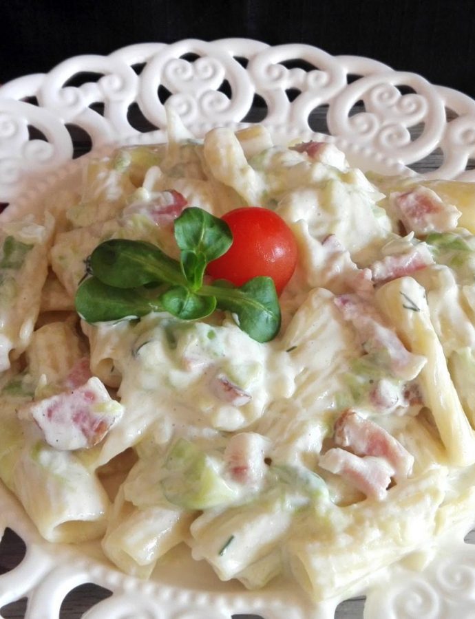 Testenina sa tikvicama i slaninom