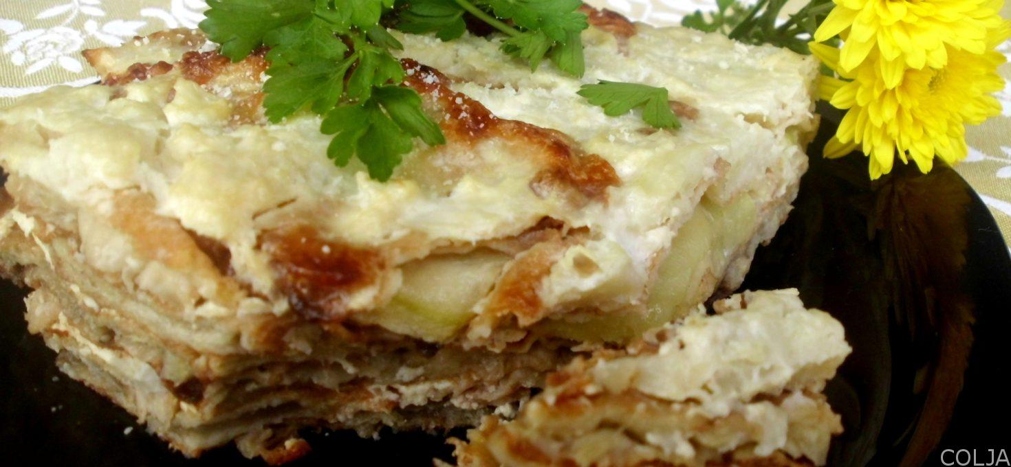 Musaka od povrća, mesa i sira