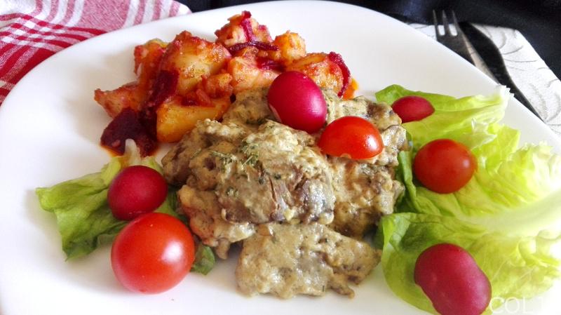 Pileća džigerica sa cveklom