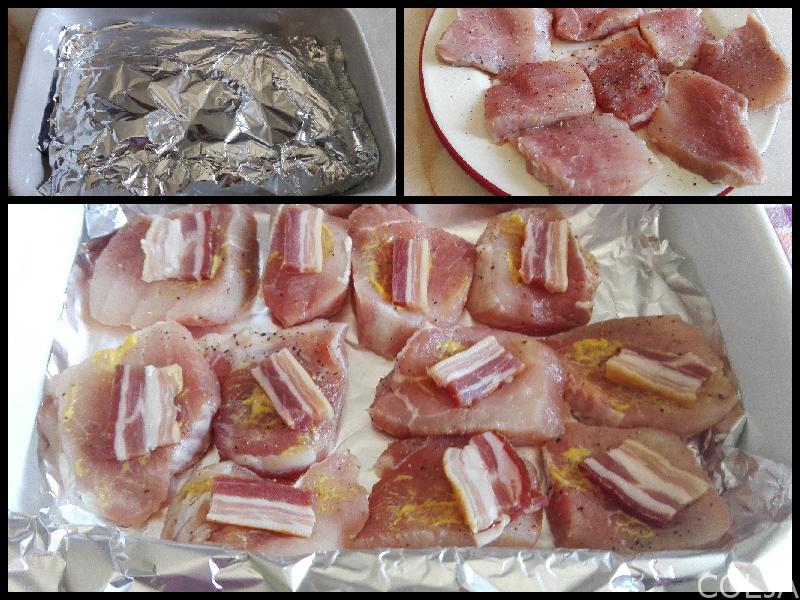 kolaž svinjski file