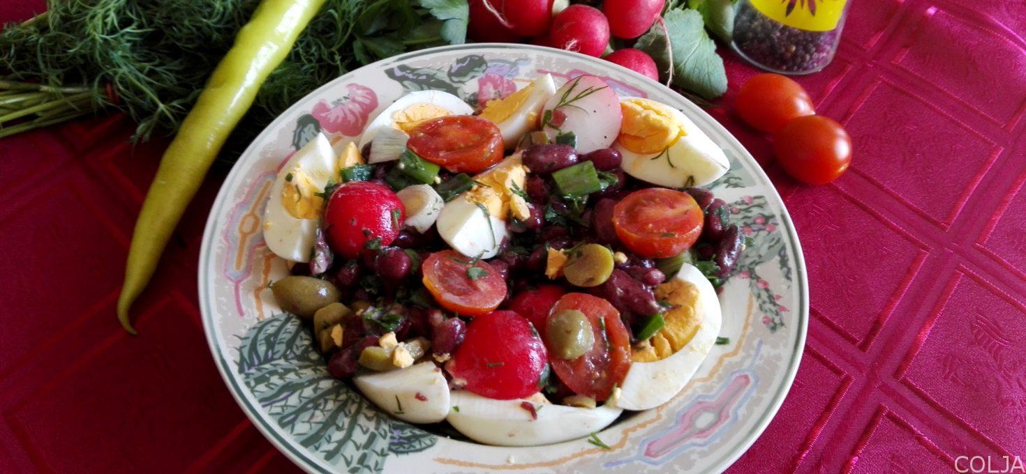 Salata od crvenog pasulja