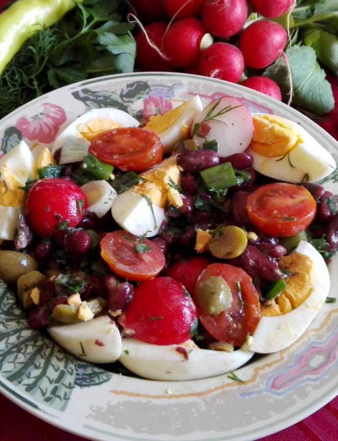 Salata od crvenog pasulja