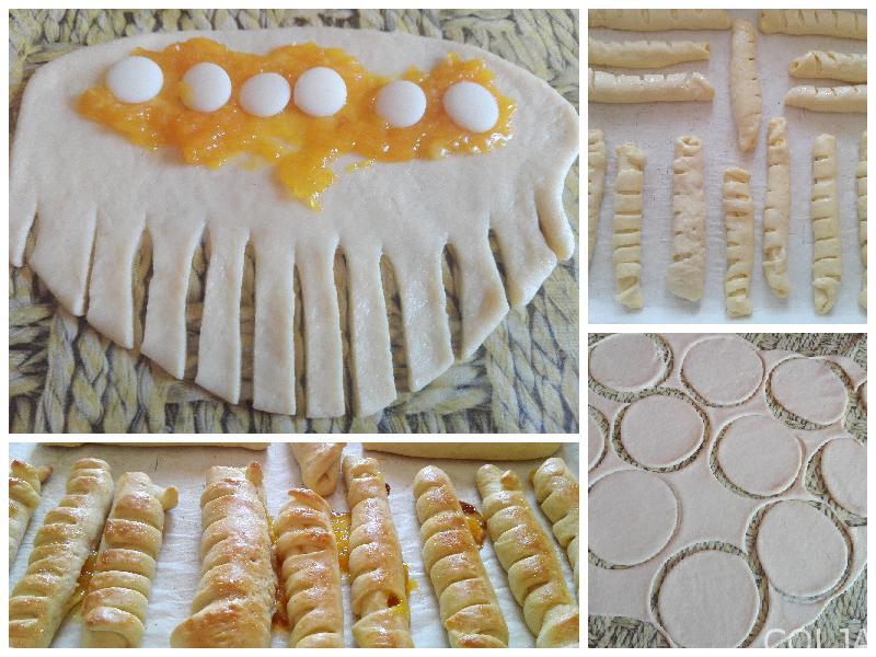 Kolaž crno bele kiflice