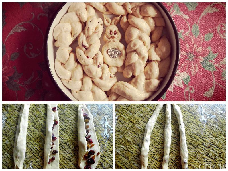 Kolaž uskršnja pogača