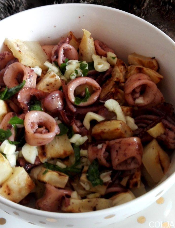 Salata od lignji i celera