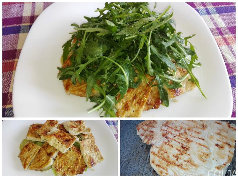 kolaž ćuretina sa povrćem