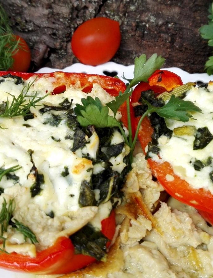 Paprike punjene sirom i zeljem