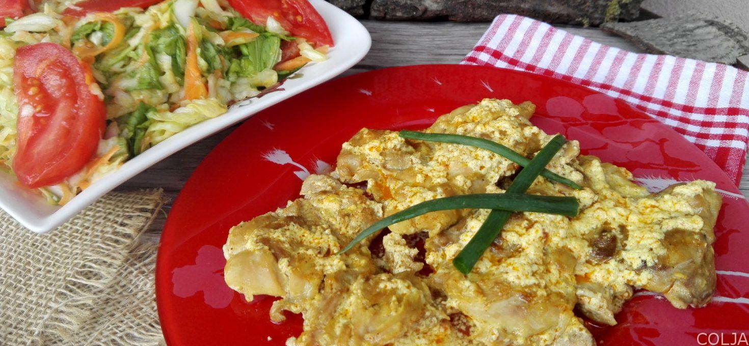 Piletina u belom sosu