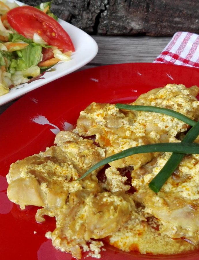 Piletina u belom sosu