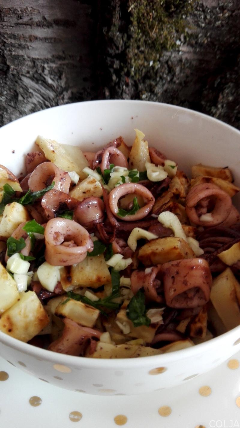 salata od lignji i celera