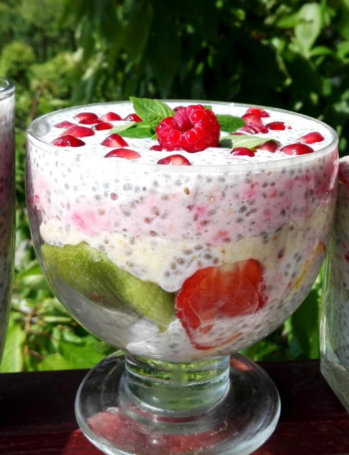 Chia puding sa voćem