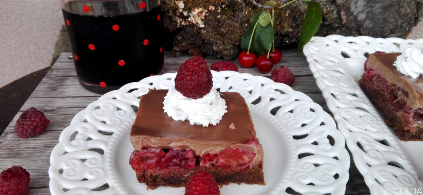 Kocke sa voćem i čokoladom