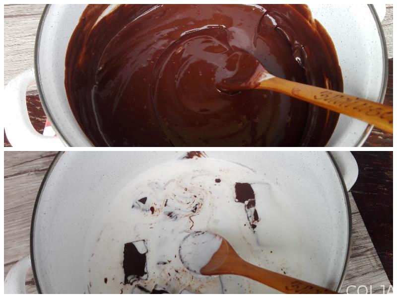 Kolaž ganaš glazura