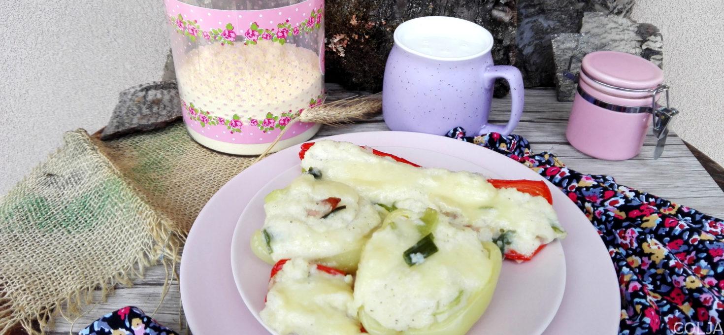 Paprike punjene kukuruznim brašnom