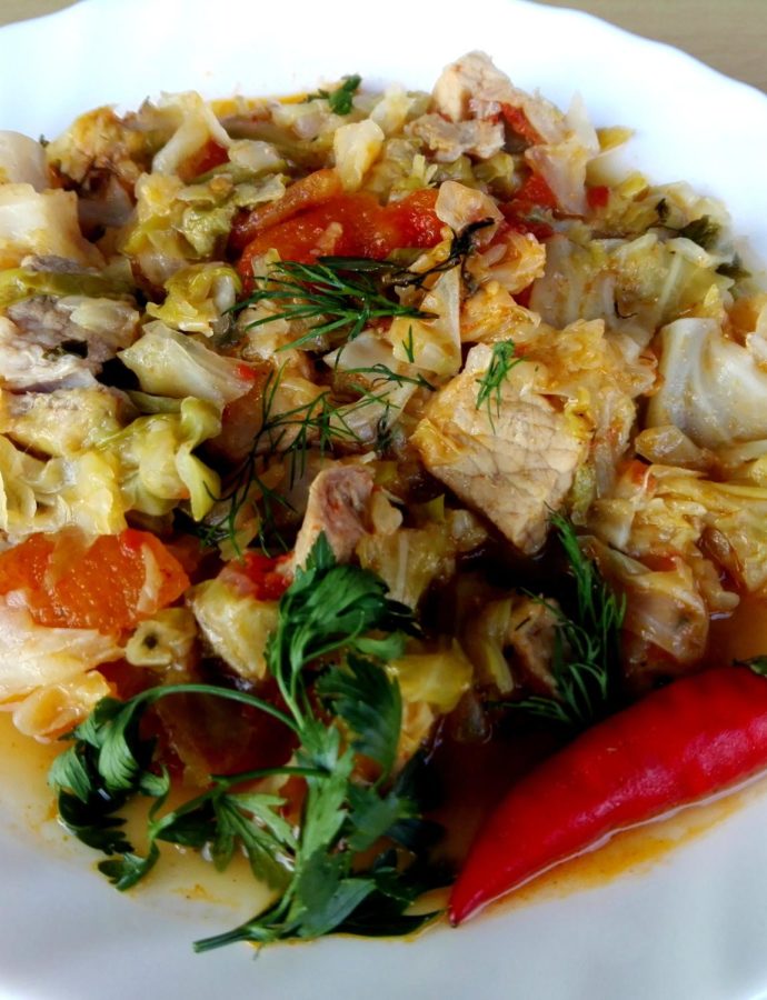 Sladak kupus sa svinjskim mesom