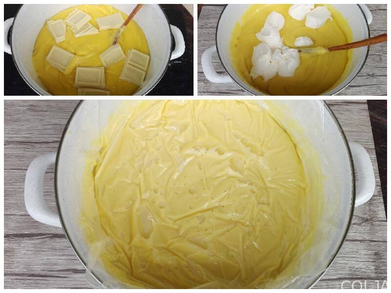 Kolaž 1 kocke sa malinama