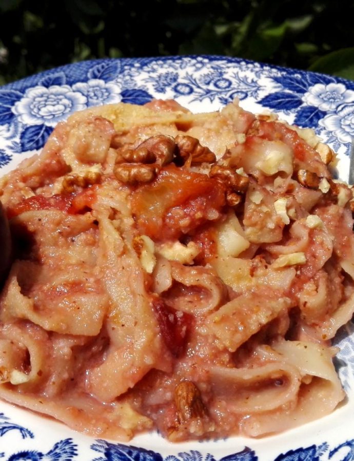 Testenina sa prelivom od šljiva