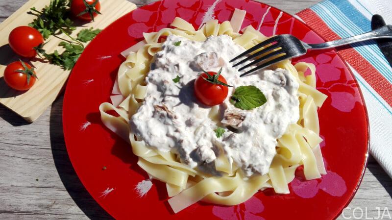 testenina sa tunjevinom i pavlakom