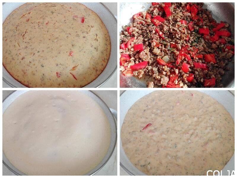 Kolaž pita sa mesom bez kora