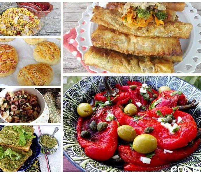 Posna peciva, salate i namazi