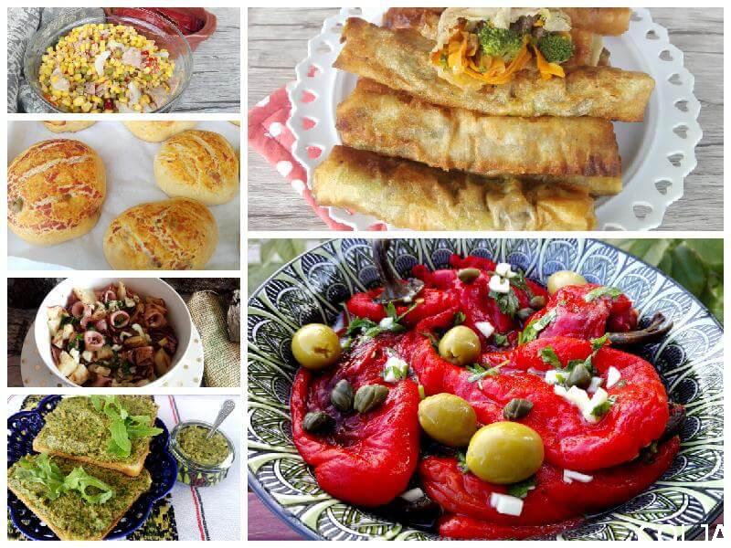 Posna peciva, salate i namazi