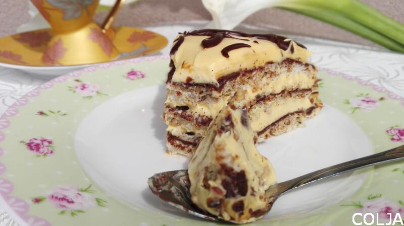 Greta torta sa lešnicima i karamelom