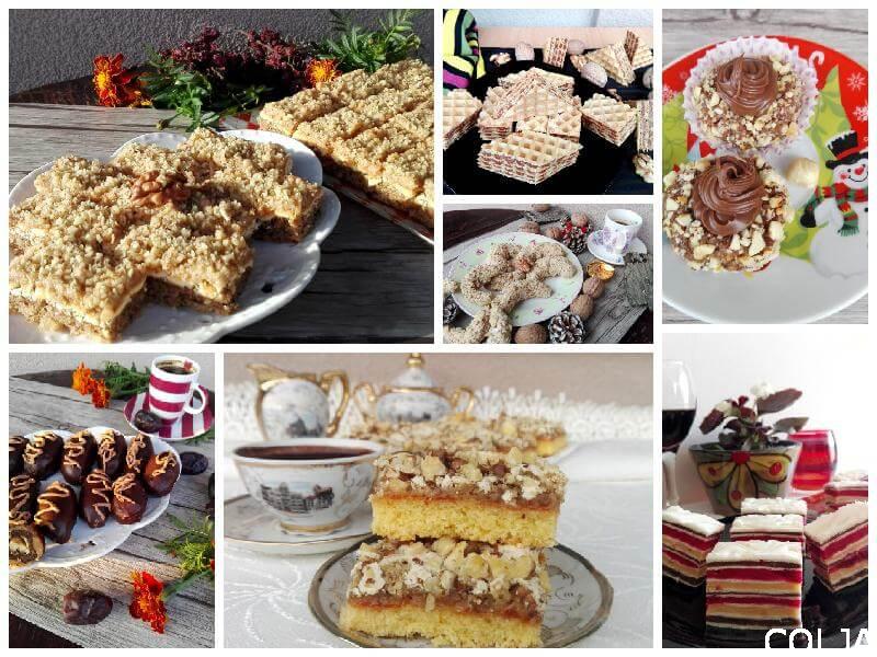 Kolaž praznični i slavski kolači